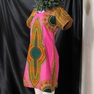 💝💚🌍 African Wax Day Dress🌍💚💝